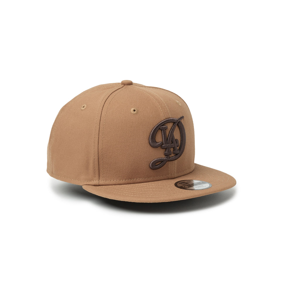 キッズ Youth 9FIFTY ロサンゼルス・ドジャース シティーコネクトロゴ MLB Duck Canvas ライトブロンズ | NEW ERA ニューエラ公式オンラインストア