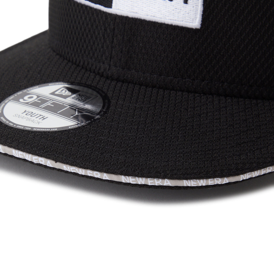 キッズ Youth 9FIFTY Diamond Era GRY サンドイッチバイザー ブラック | NEW ERA ニューエラ公式オンラインストア