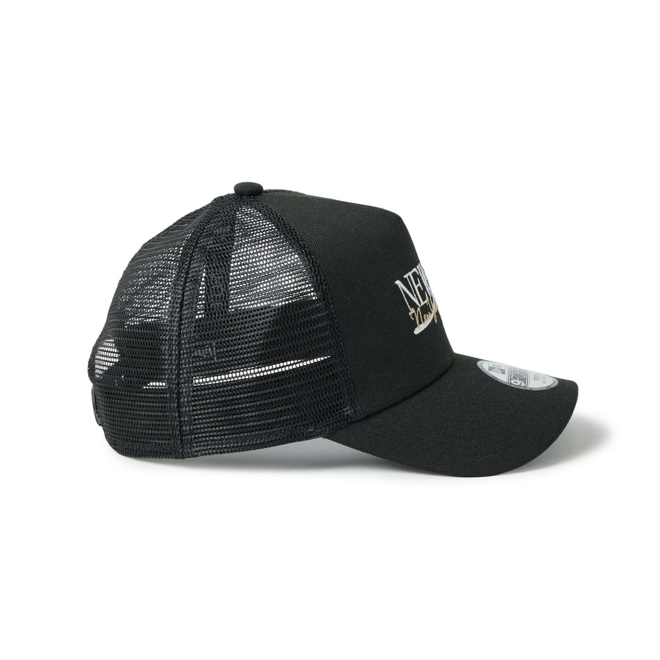 キッズ Youth 9FORTY A-Frame トラッカー Wind Logo ブラック 26SS | NEW ERA ニューエラ公式オンラインストア