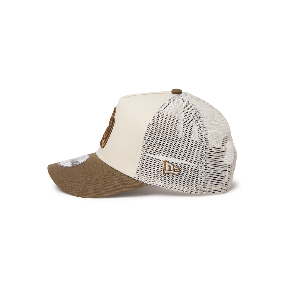 キッズ Youth 9FORTY A-Frame トラッカー サンディエゴ・パドレス MLB Side Patch ストーン/モス | NEW ERA ニューエラ公式オンラインストア