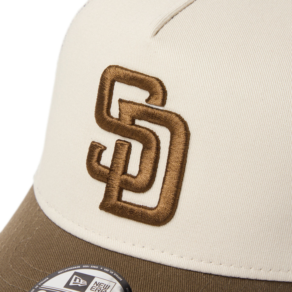 キッズ Youth 9FORTY A-Frame トラッカー サンディエゴ・パドレス MLB Side Patch ストーン/モス | NEW ERA ニューエラ公式オンラインストア