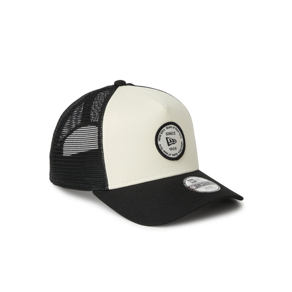 キッズ Youth 9FORTY A-Frame トラッカー Round Patch クロームホワイト/ブラック | NEW ERA ニューエラ公式オンラインストア