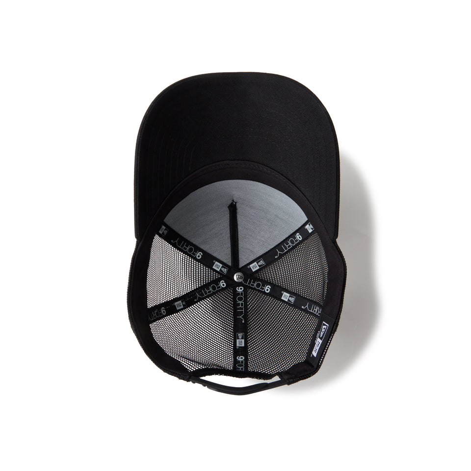 キッズ Youth 9FORTY A-Frame トラッカー Round Patch ブラック | NEW ERA ニューエラ公式オンラインストア
