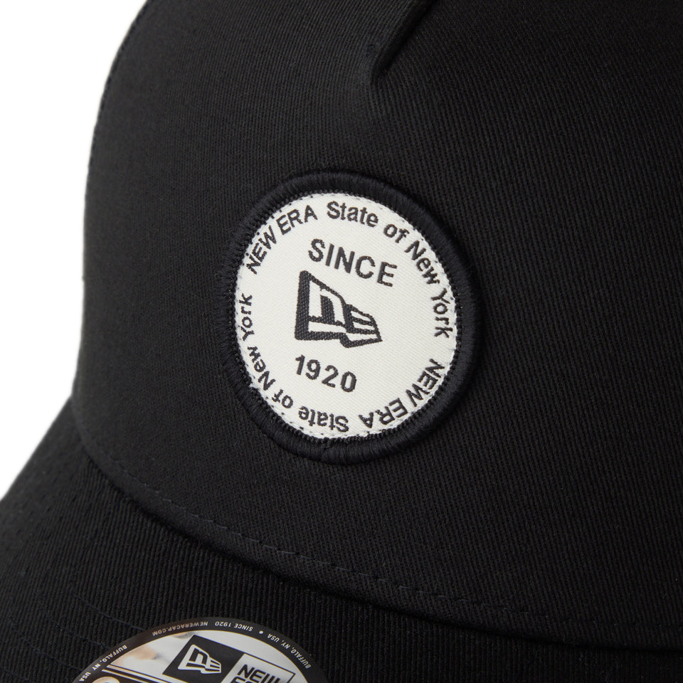 キッズ Youth 9FORTY A-Frame トラッカー Round Patch ブラック | NEW ERA ニューエラ公式オンラインストア