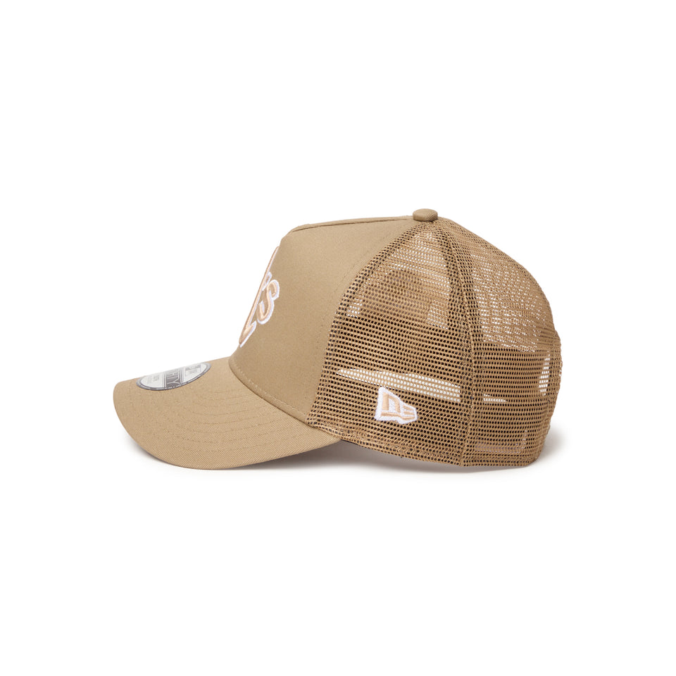 キッズ Youth 9FORTY A-Frame トラッカー オークランド・アスレチックス MLB Side Patch カーキ | NEW ERA ニューエラ公式オンラインストア