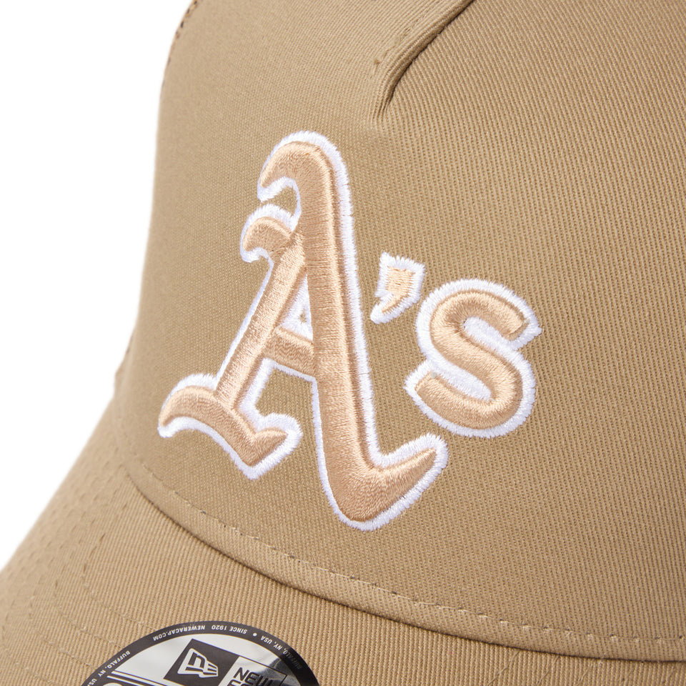 キッズ Youth 9FORTY A-Frame トラッカー オークランド・アスレチックス MLB Side Patch カーキ | NEW ERA ニューエラ公式オンラインストア