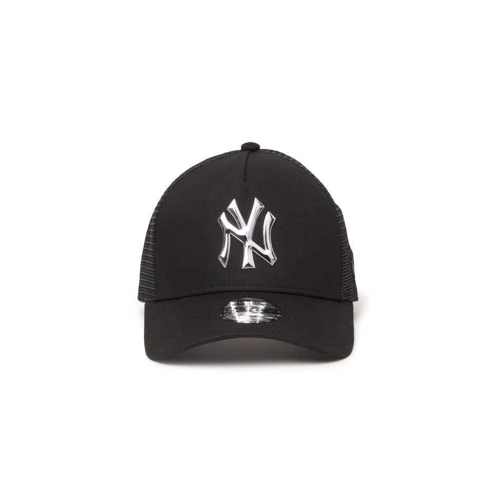 キッズ Youth 9FORTY A-Frame トラッカー ニューヨーク・ヤンキース TPU Logo ブラック | NEW ERA ニューエラ公式オンラインストア