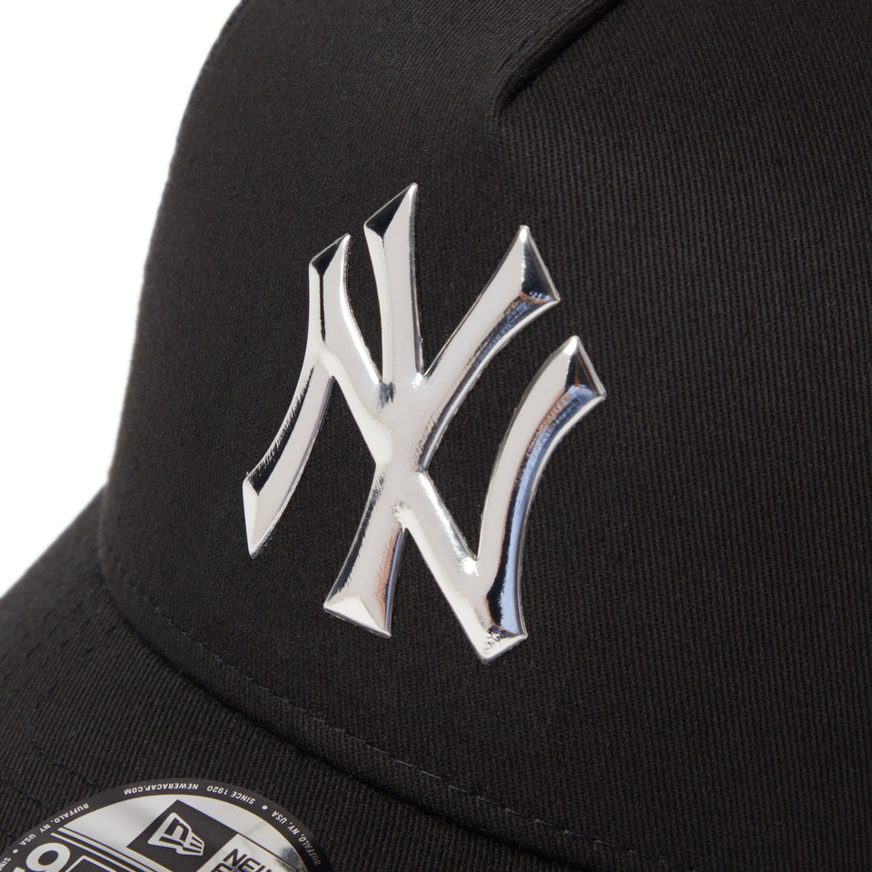 キッズ Youth 9FORTY A-Frame トラッカー ニューヨーク・ヤンキース TPU Logo ブラック | NEW ERA ニューエラ公式オンラインストア