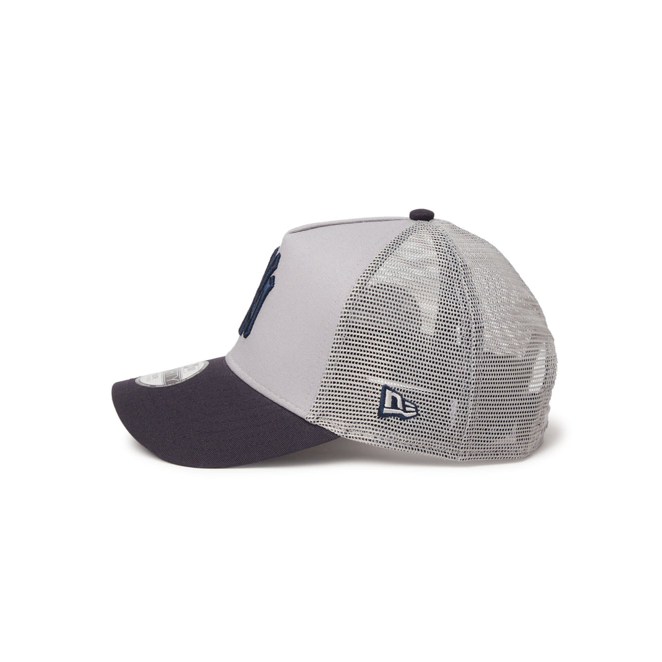 キッズ Youth 9FORTY A-Frame トラッカー ニューヨーク・ヤンキース MLB Side Patch グレー/ネイビー | NEW ERA ニューエラ公式オンラインストア