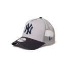 キッズ Youth 9FORTY A-Frame トラッカー ニューヨーク・ヤンキース MLB Side Patch グレー/ネイビー | NEW ERA ニューエラ公式オンラインストア