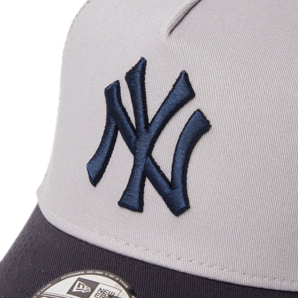 キッズ Youth 9FORTY A-Frame トラッカー ニューヨーク・ヤンキース MLB Side Patch グレー/ネイビー | NEW ERA ニューエラ公式オンラインストア