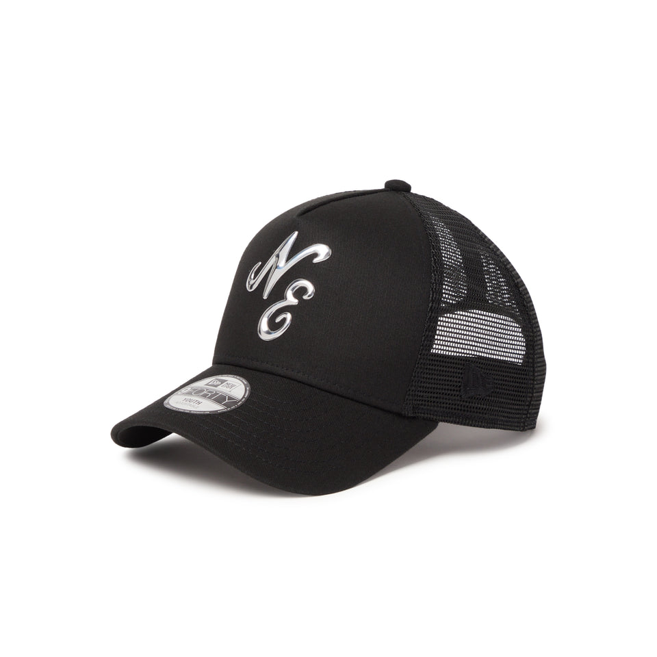 キッズ Youth 9FORTY A-Frame トラッカー クラシックロゴ TPU Logo ブラック | NEW ERA ニューエラ公式オンラインストア