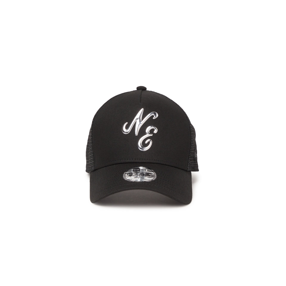 キッズ Youth 9FORTY A-Frame トラッカー クラシックロゴ TPU Logo ブラック | NEW ERA ニューエラ公式オンラインストア