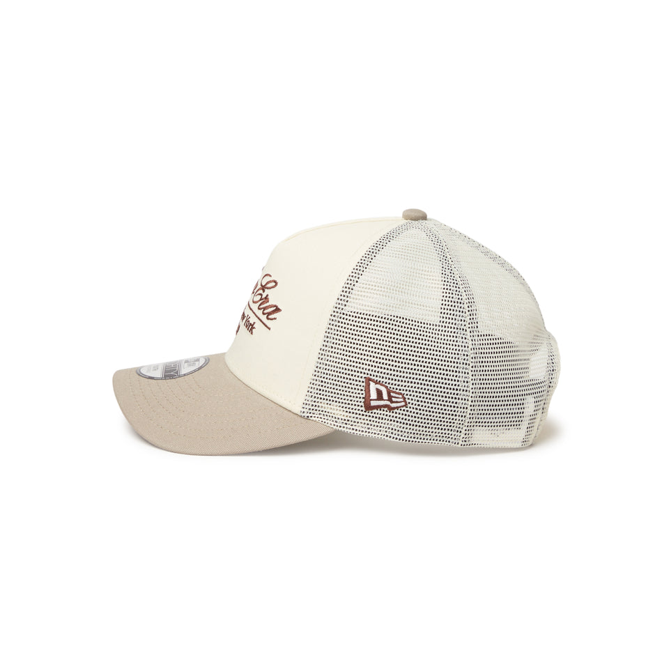 キッズ Youth 9FORTY A-Frame トラッカー Classic Script クロームホワイト/ペブル | NEW ERA ニューエラ公式オンラインストア