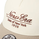 キッズ Youth 9FORTY A-Frame トラッカー Classic Script クロームホワイト/ペブル | NEW ERA ニューエラ公式オンラインストア