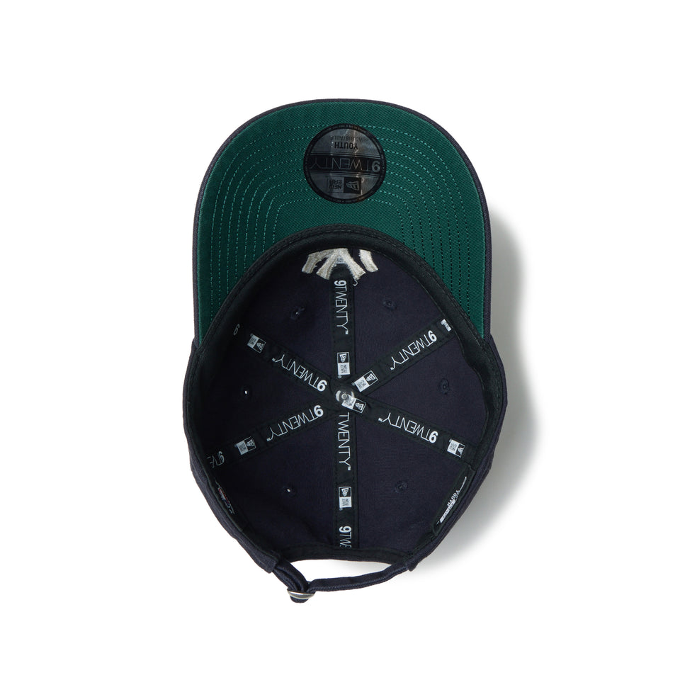 キッズ Youth 9TWENTY ニューヨーク・ヤンキース Visor Logo ネイビー | NEW ERA ニューエラ公式オンラインストア