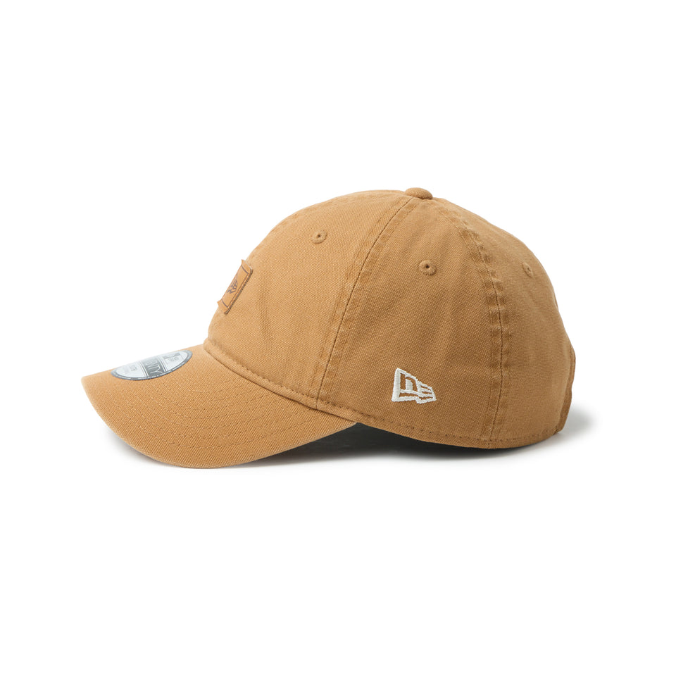 キッズ Youth 9TWENTY フラッグロゴ ウーブンパッチ Washed Duck ライトブロンズ | NEW ERA ニューエラ公式オンラインストア