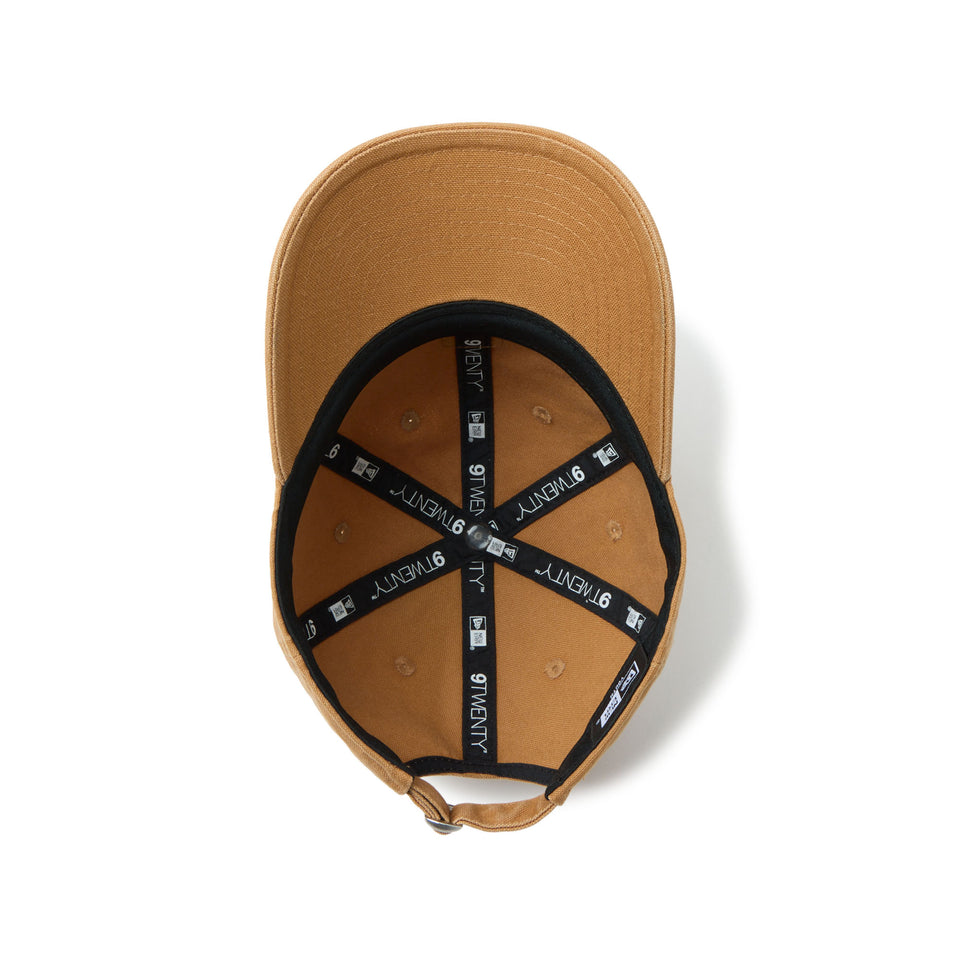 キッズ Youth 9TWENTY フラッグロゴ ウーブンパッチ Washed Duck ライトブロンズ | NEW ERA ニューエラ公式オンラインストア