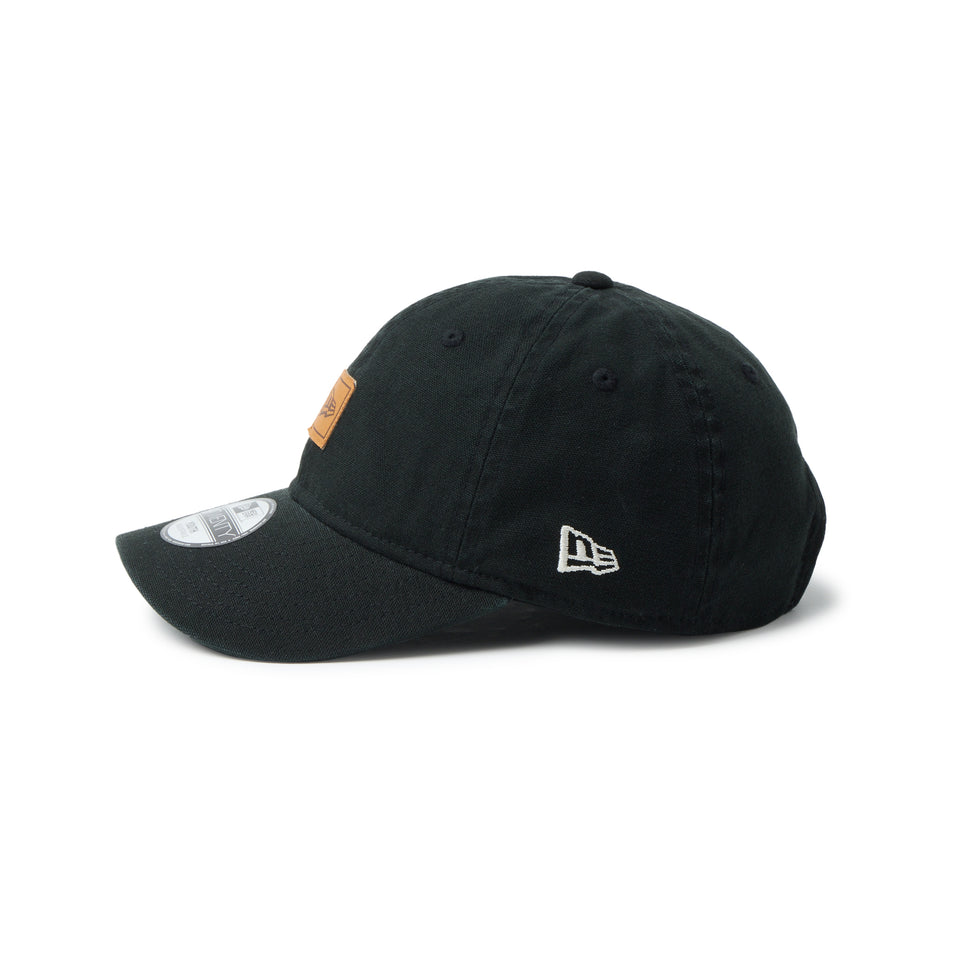 キッズ Youth 9TWENTY フラッグロゴ ウーブンパッチ Washed Duck ブラック | NEW ERA ニューエラ公式オンラインストア