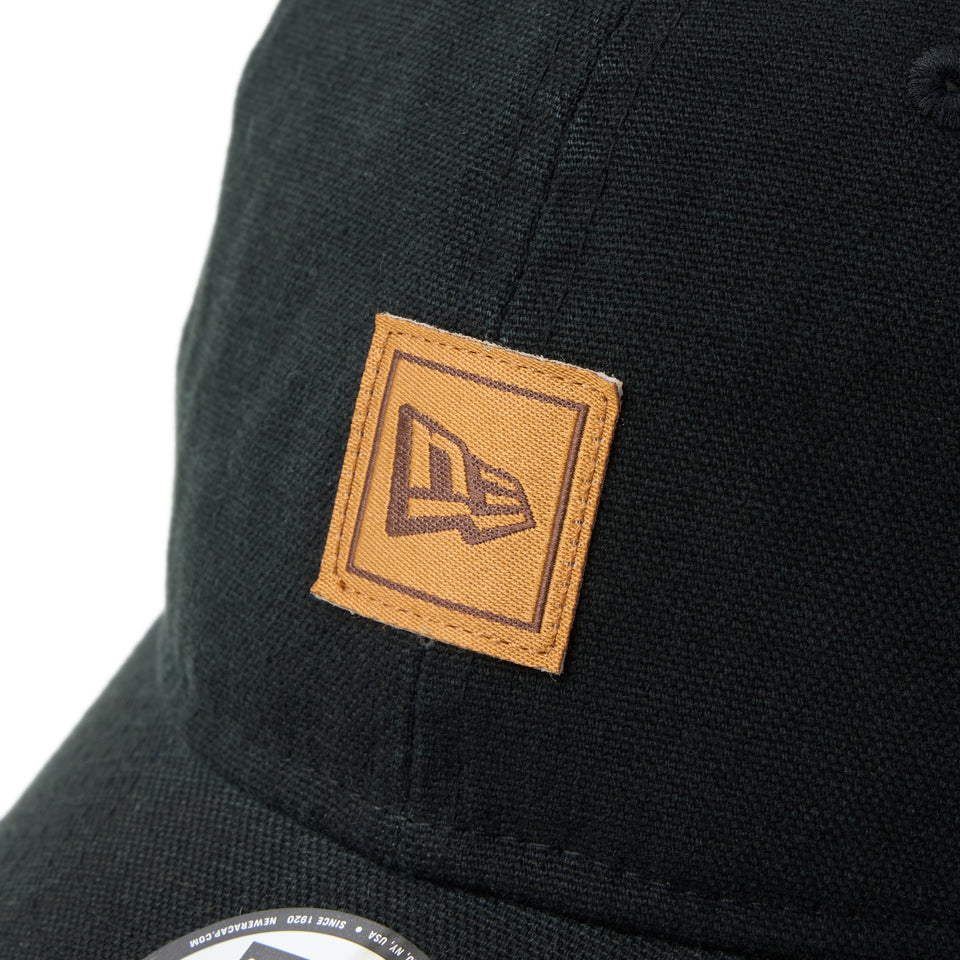 キッズ Youth 9TWENTY フラッグロゴ ウーブンパッチ Washed Duck ブラック | NEW ERA ニューエラ公式オンラインストア