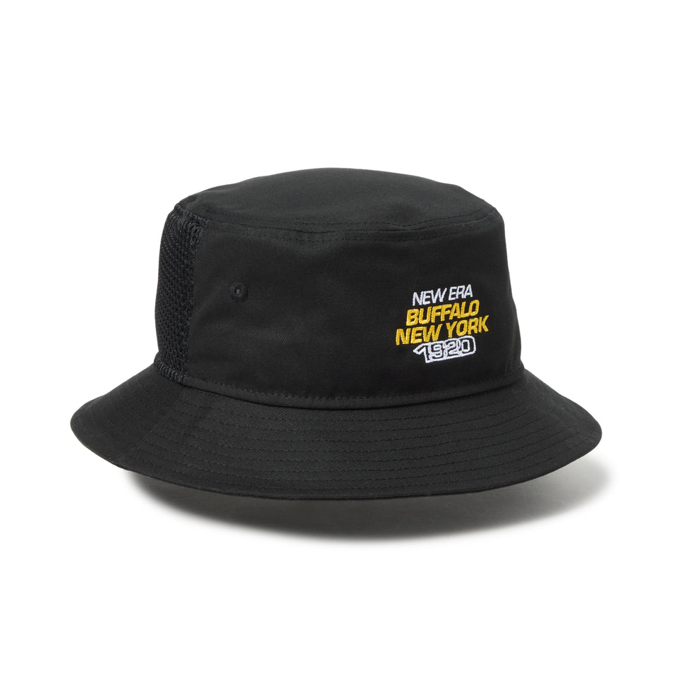 バケット01 Spacer Trucker Buffalo.NENY1920 ブラック｜アウトドア | NEW ERA ニューエラ公式オンラインストア