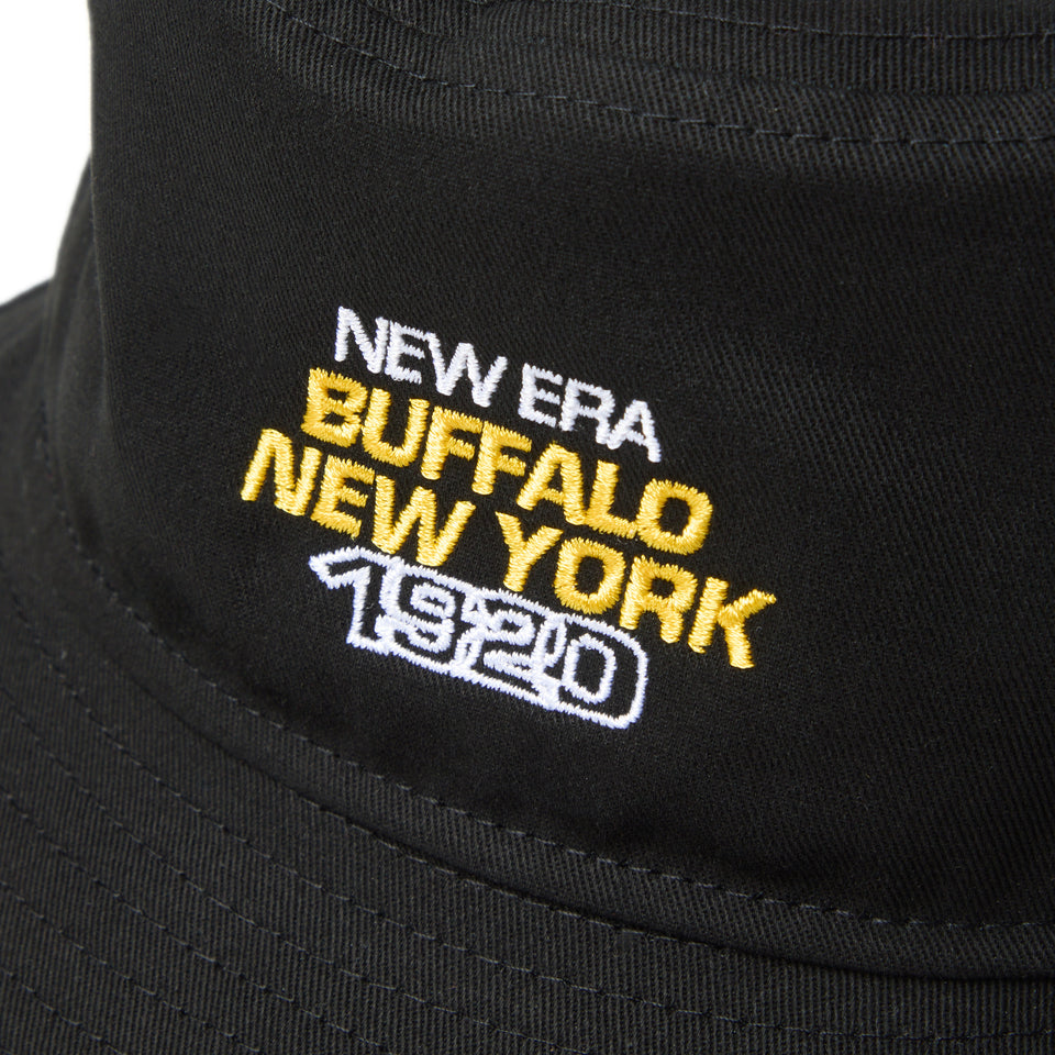 バケット01 Spacer Trucker Buffalo.NENY1920 ブラック｜アウトドア | NEW ERA ニューエラ公式オンラインストア