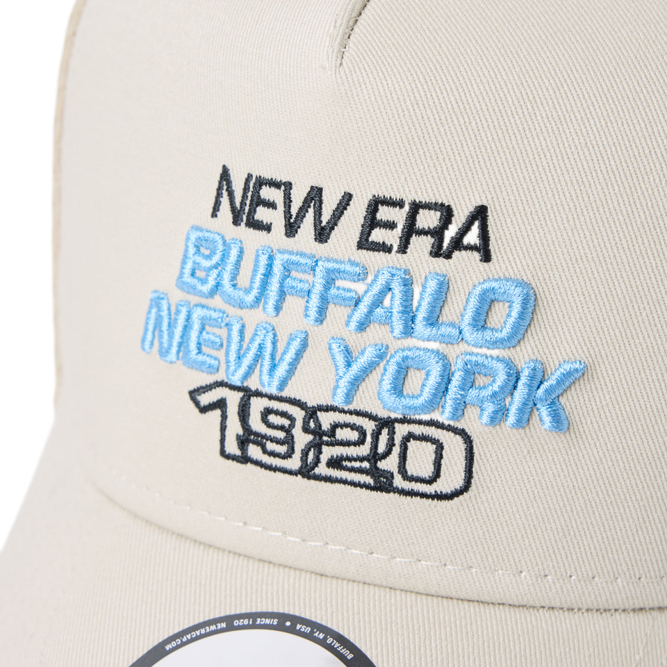 9FORTY A-Frame トラッカー Spacer Trucker Buffalo.NENY1920 ストーン｜アウトドア | NEW ERA ニューエラ公式オンラインストア
