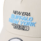 9FORTY A-Frame トラッカー Spacer Trucker Buffalo.NENY1920 ストーン｜アウトドア | NEW ERA ニューエラ公式オンラインストア