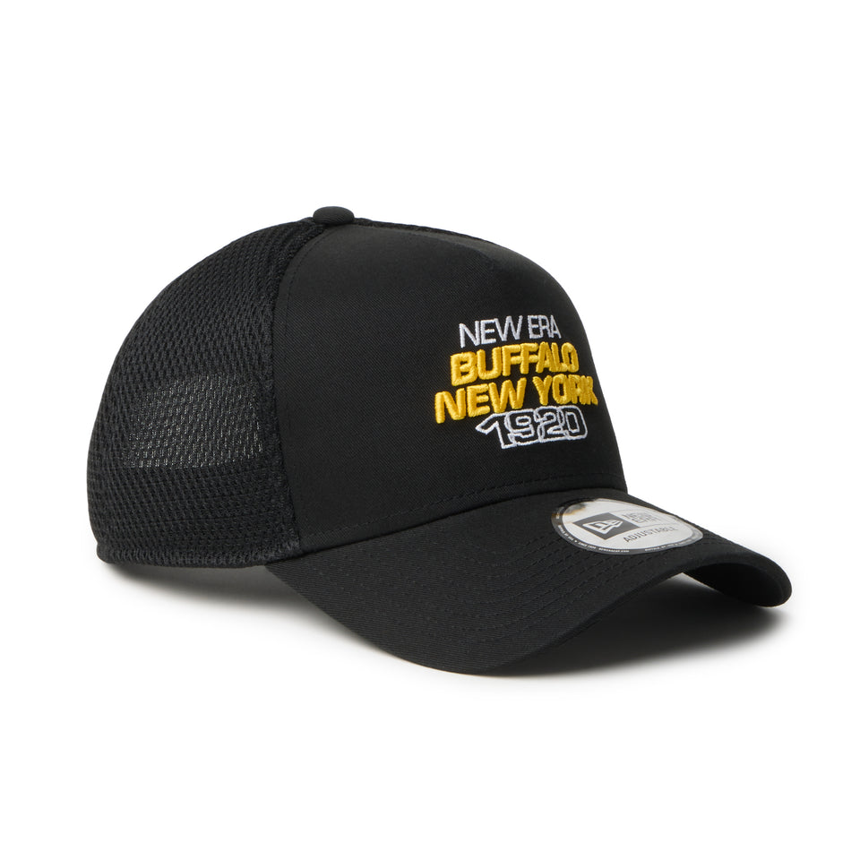 9FORTY A-Frame トラッカー Spacer Trucker Buffalo.NENY1920 ブラック｜アウトドア | NEW ERA ニューエラ公式オンラインストア