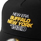 9FORTY A-Frame トラッカー Spacer Trucker Buffalo.NENY1920 ブラック｜アウトドア | NEW ERA ニューエラ公式オンラインストア