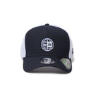 9FORTY A-Frame トラッカー REPREVE ニュートラッカーメッシュ ボックスロゴ ネイビー｜アウトドア | NEW ERA ニューエラ公式オンラインストア