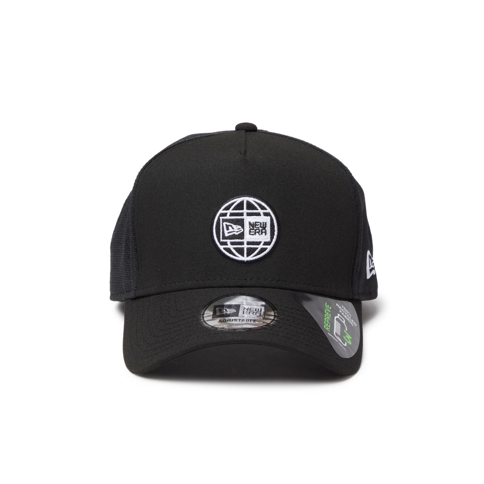 9FORTY A-Frame トラッカー REPREVE ニュートラッカーメッシュ ボックスロゴ ブラック｜アウトドア | NEW ERA ニューエラ公式オンラインストア