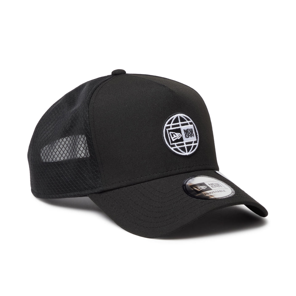 9FORTY A-Frame トラッカー REPREVE ニュートラッカーメッシュ ボックスロゴ ブラック｜アウトドア | NEW ERA ニューエラ公式オンラインストア