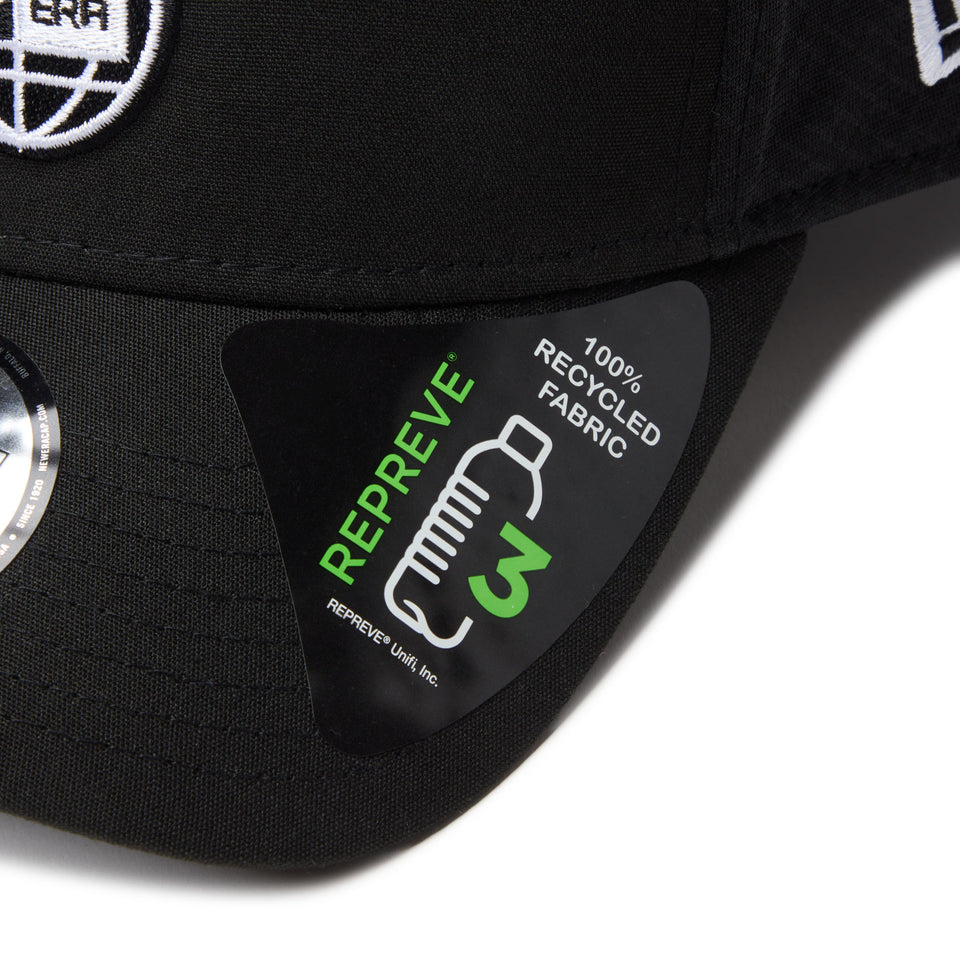 9FORTY A-Frame トラッカー REPREVE ニュートラッカーメッシュ ボックスロゴ ブラック｜アウトドア | NEW ERA ニューエラ公式オンラインストア