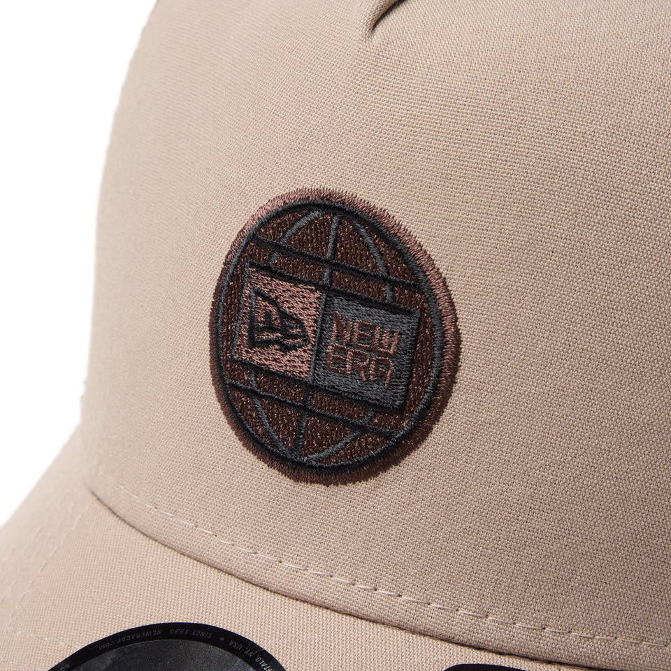 9FORTY A-Frame トラッカー REPREVE ニュートラッカーメッシュ ボックスロゴ アッシュブラウン｜アウトドア | NEW ERA ニューエラ公式オンラインストア