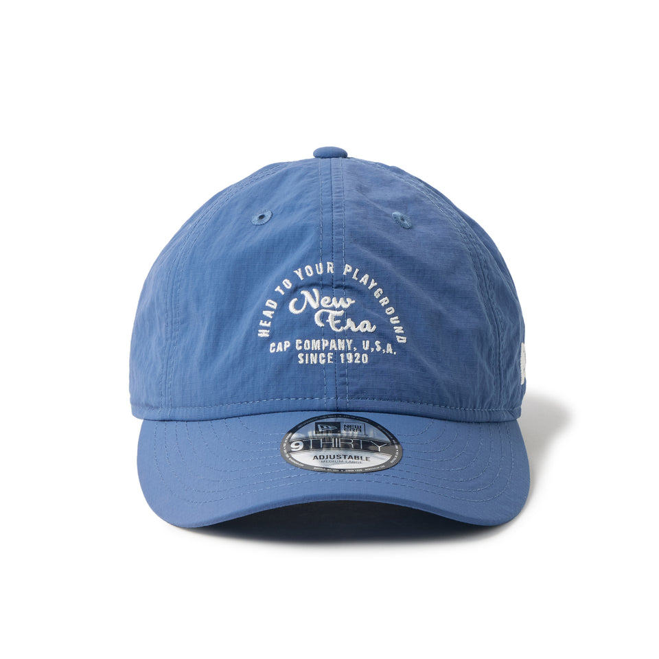 9THIRTY Recycle Rip Stop アーチロゴ ブルー｜アウトドア | NEW ERA ニューエラ公式オンラインストア