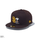 59FIFTY PEANUTS サンディエゴ・パドレス バーントウッド