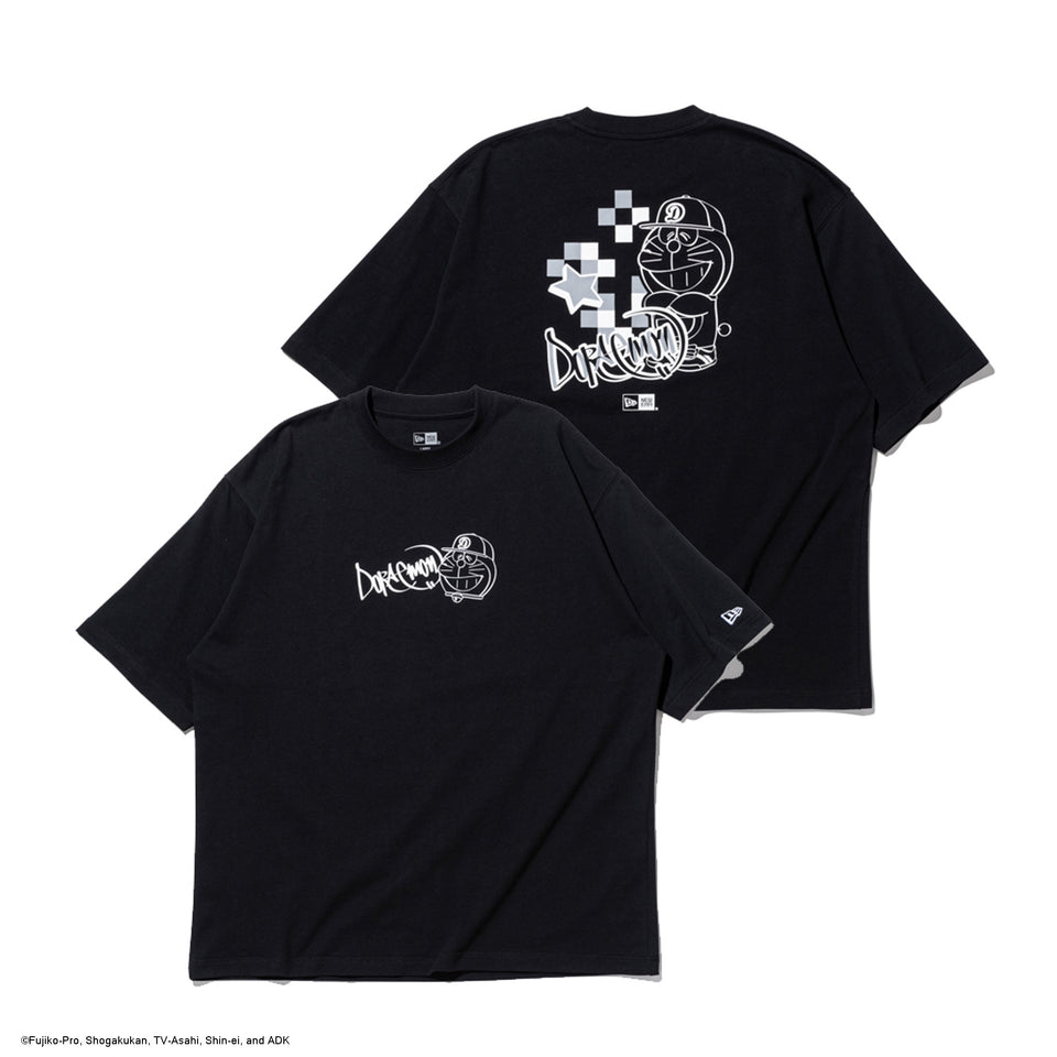 半袖 オーバーサイズド コットン Tシャツ ドラえもん グラフィティ ブラック | NEW ERA ニューエラ公式オンラインストア