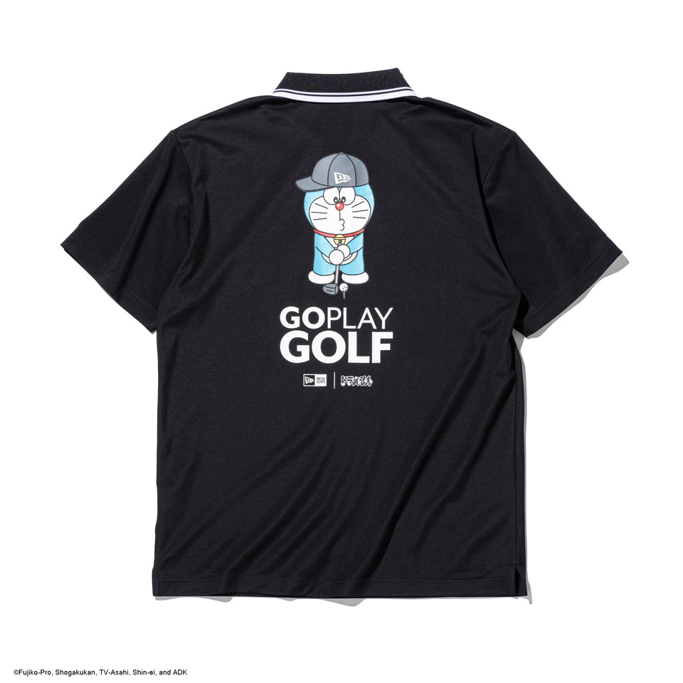 半袖 鹿の子 ポロシャツ ドラえもん GO PLAY GOLF ブラック | ゴルフ | NEW ERA ニューエラ公式オンラインストア