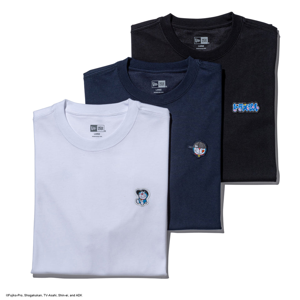 3-Pack 半袖 パフォーマンス Tシャツ ドラえもん ホワイト/ブラック/ネイビー | NEW ERA ニューエラ公式オンラインストア