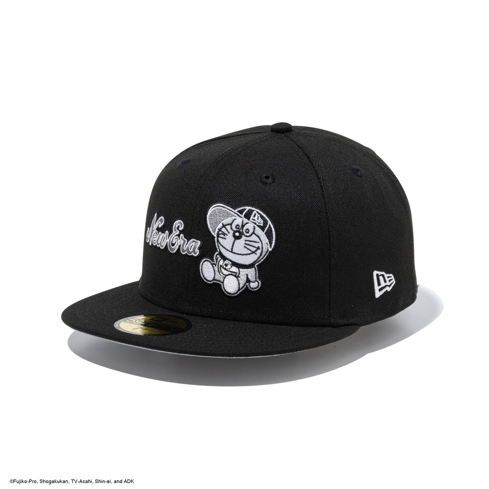 59FIFTY ドラえもん New Era キャップ ブラック × モノトーンカラー | NEW ERA ニューエラ公式オンラインストア