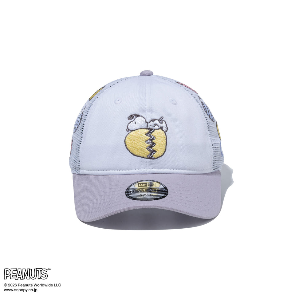 キッズ Youth 9TWENTY トラッカー PEANUTS ピーナッツ EASTER ホワイト/フレッシュミント | NEW ERA ニューエラ公式オンラインストア