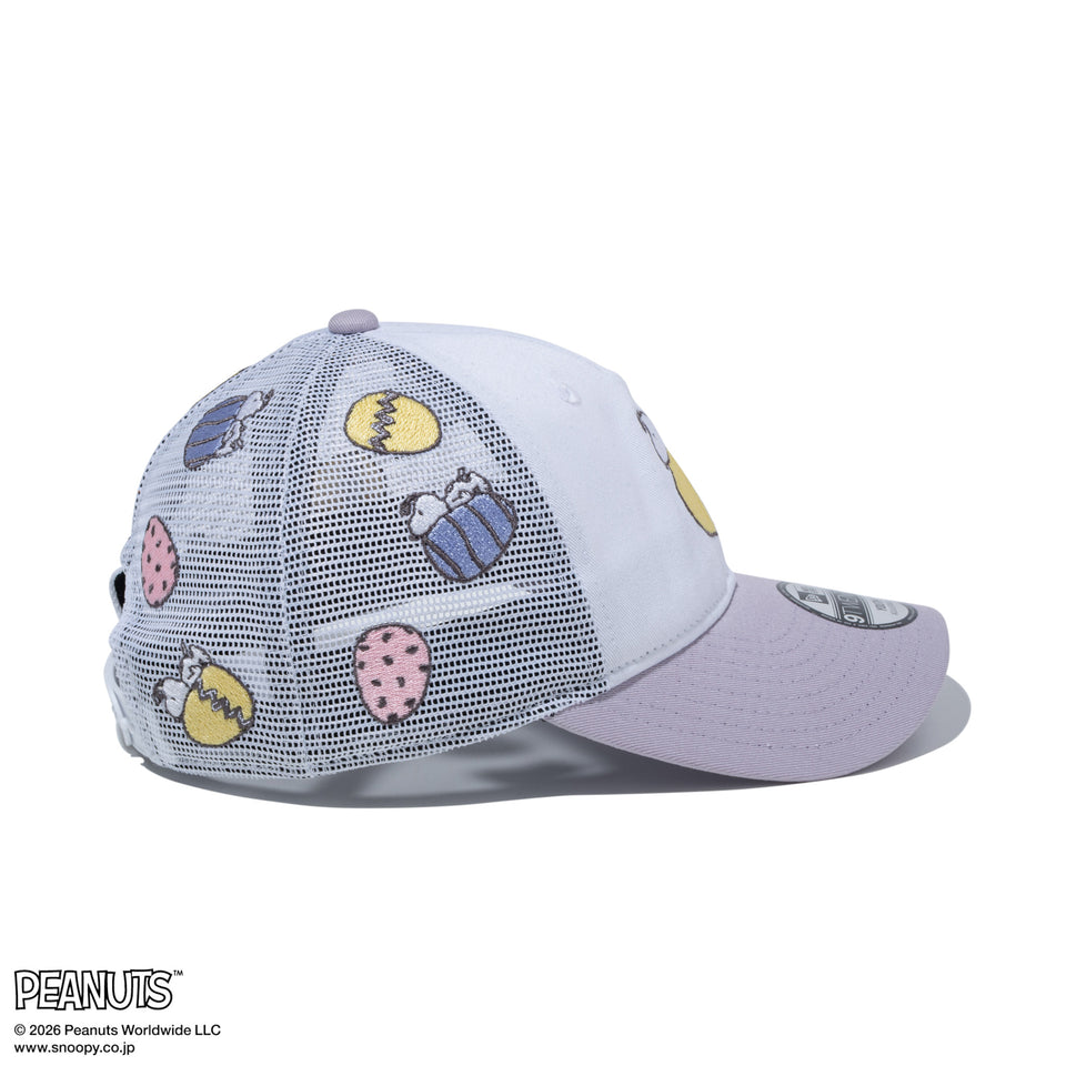 キッズ Youth 9TWENTY トラッカー PEANUTS ピーナッツ EASTER ホワイト/フレッシュミント | NEW ERA ニューエラ公式オンラインストア
