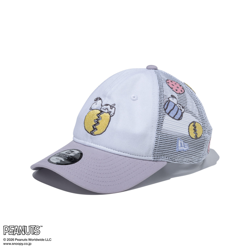 キッズ Youth 9TWENTY トラッカー PEANUTS ピーナッツ EASTER ホワイト/フレッシュミント | NEW ERA ニューエラ公式オンラインストア
