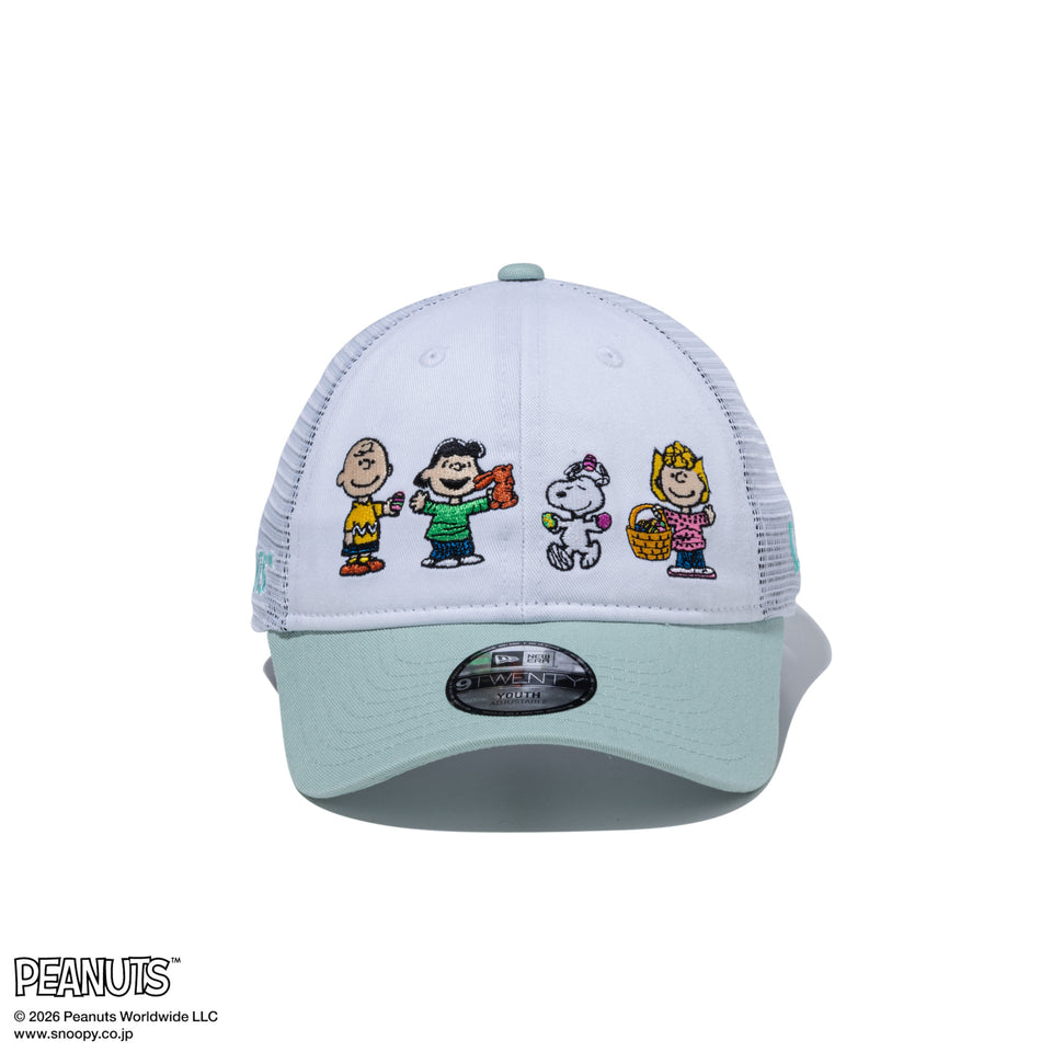 キッズ Youth 9TWENTY トラッカー PEANUTS ピーナッツ EASTER ホワイト/ソフトラベンダー | NEW ERA ニューエラ公式オンラインストア