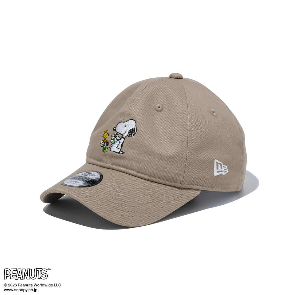 キッズ Youth 9TWENTY PEANUTS ピーナッツ EASTER スヌーピー ウッドストック アッシュブラウン | NEW ERA ニューエラ公式オンラインストア