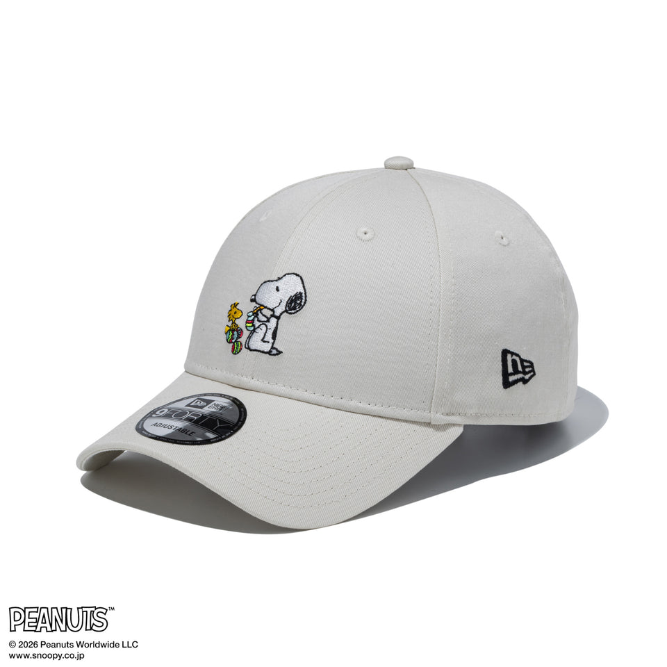 9FORTY PEANUTS ピーナッツ EASTER スヌーピー ウッドストック アイボリー | NEW ERA ニューエラ公式オンラインストア