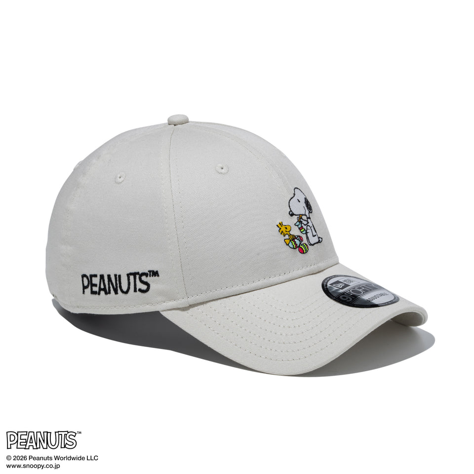 9FORTY PEANUTS ピーナッツ EASTER スヌーピー ウッドストック アイボリー | NEW ERA ニューエラ公式オンラインストア