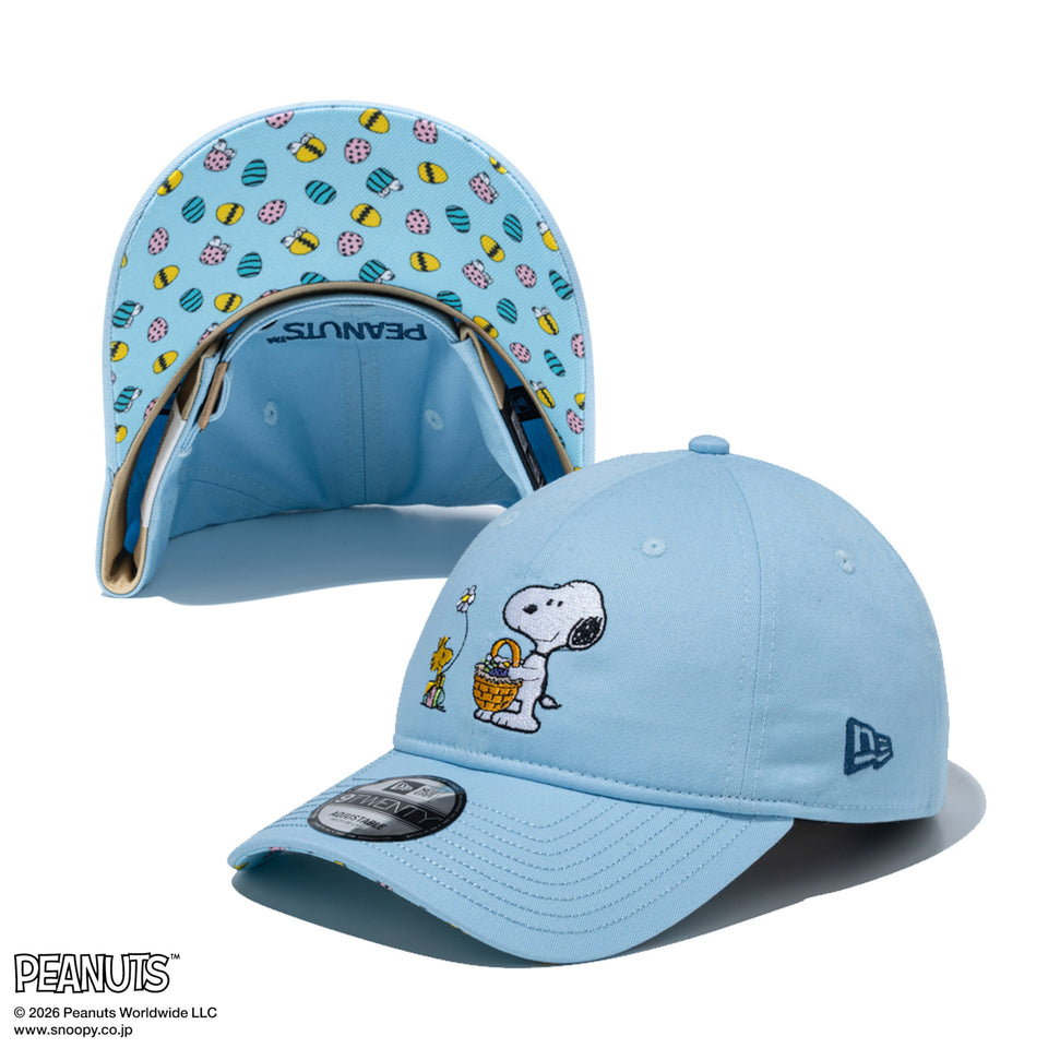 9TWENTY PEANUTS ピーナッツ EASTER スヌーピー ウッドストック グラシアルブルー | NEW ERA ニューエラ公式オンラインストア