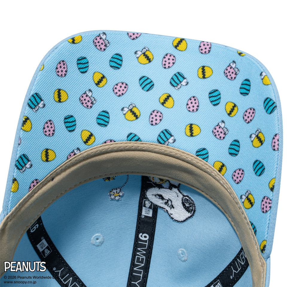 9TWENTY PEANUTS ピーナッツ EASTER スヌーピー ウッドストック グラシアルブルー | NEW ERA ニューエラ公式オンラインストア